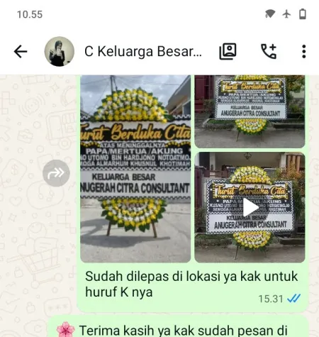 Pengiriman Papan Bunga Duka Neo Soho